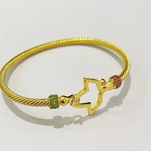 AKA Sorority Inspired Ivy Leaf Bracelet